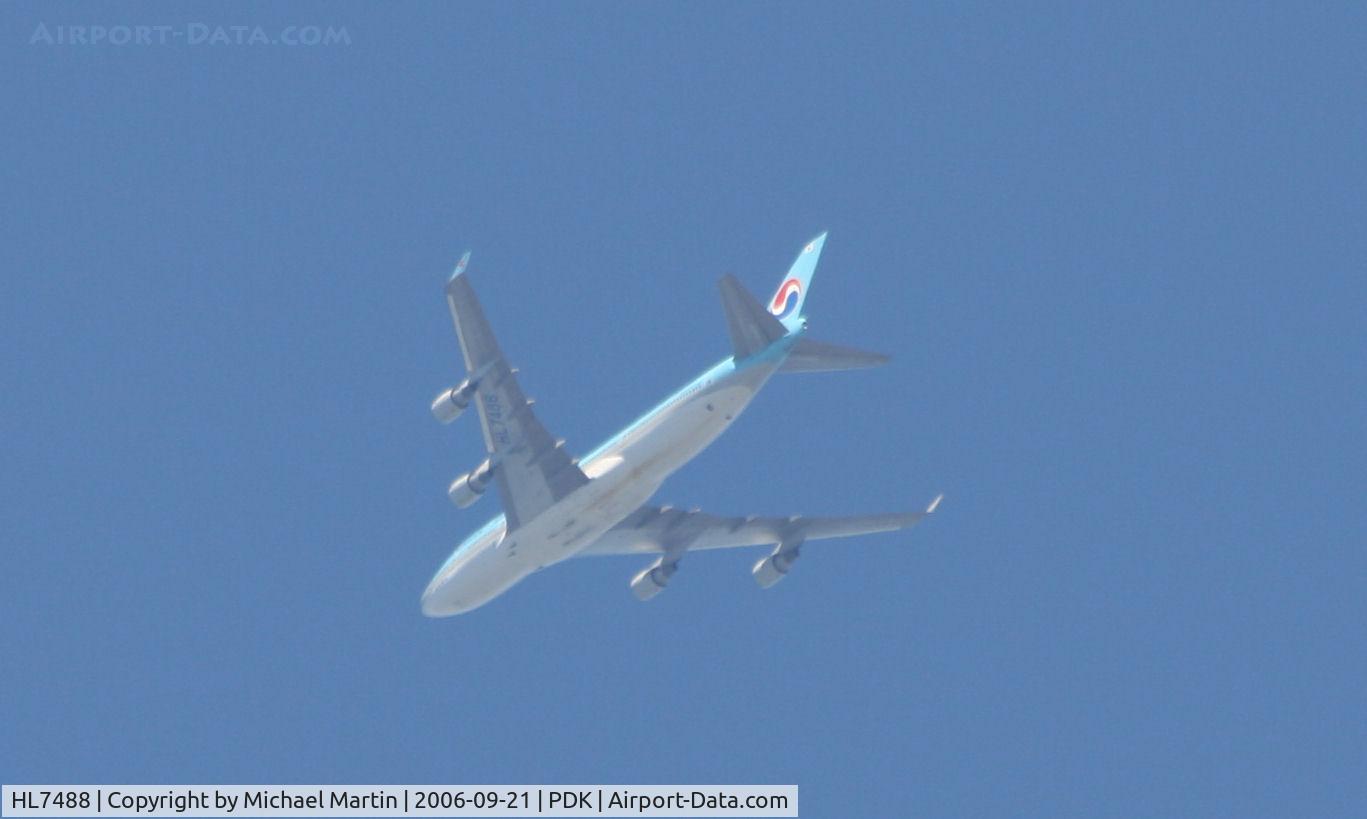 HL7488, Boeing 747-4B5 C/N 26394, KAL36 enroute to RKSI - About 10000 above PDK