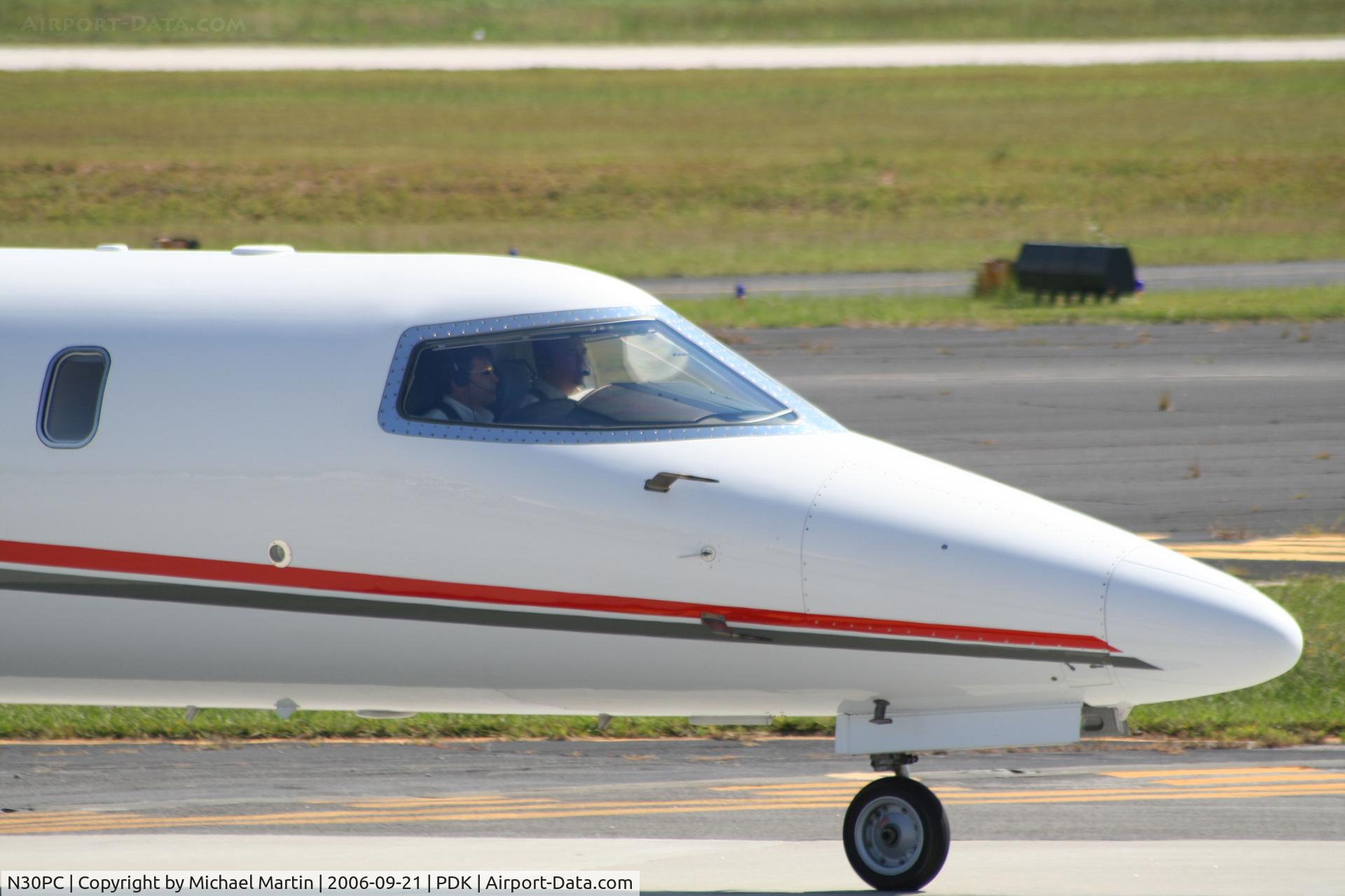 N30PC, 2003 Learjet 45 C/N 235, Close up of cockpit