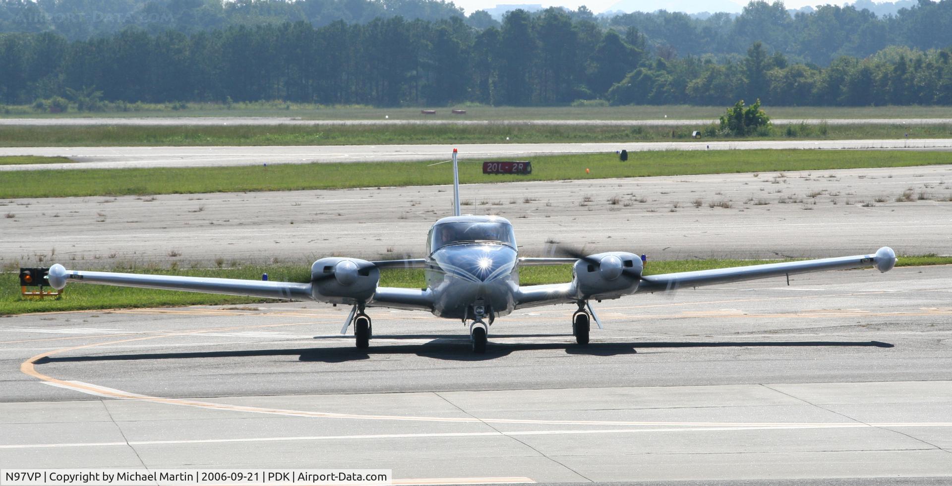N97VP, 1964 Piper PA-30 Twin Comanche C/N 30-480, Head on view