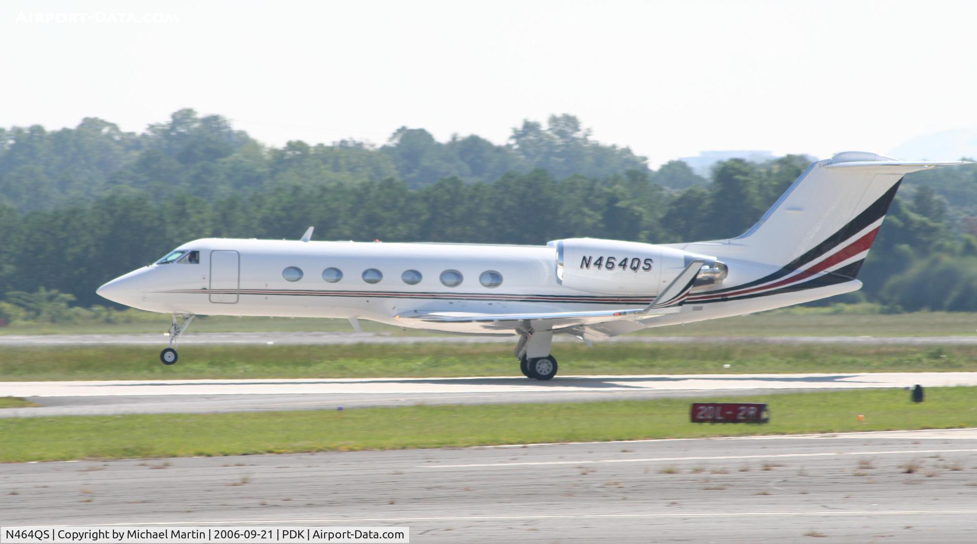 N464QS, 1995 Gulfstream Aerospace G-IV C/N 1264, Takeoff Roll