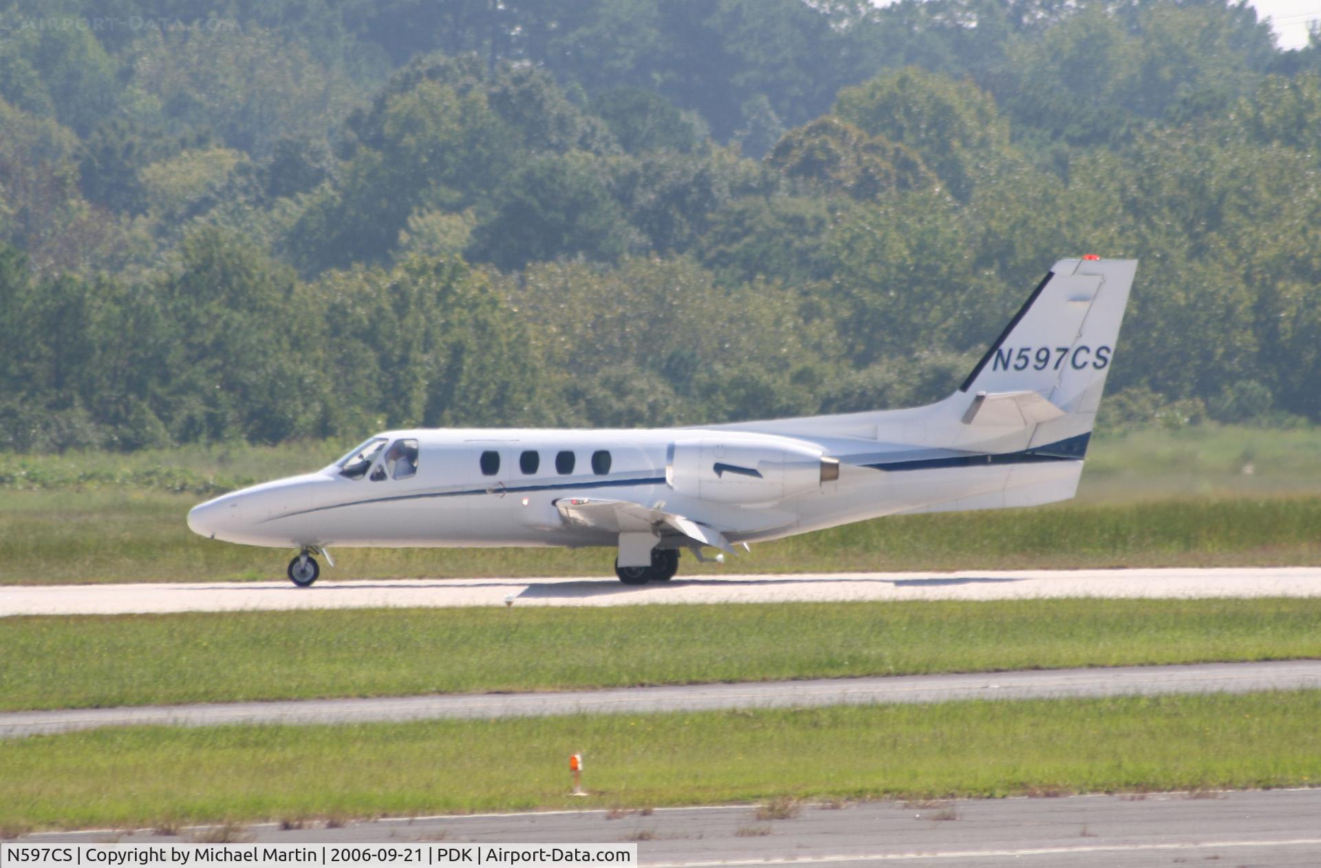 N597CS, 1979 Cessna 501 Citation I/SP C/N 501-0293, Finally on the ground on 2nd attempt!