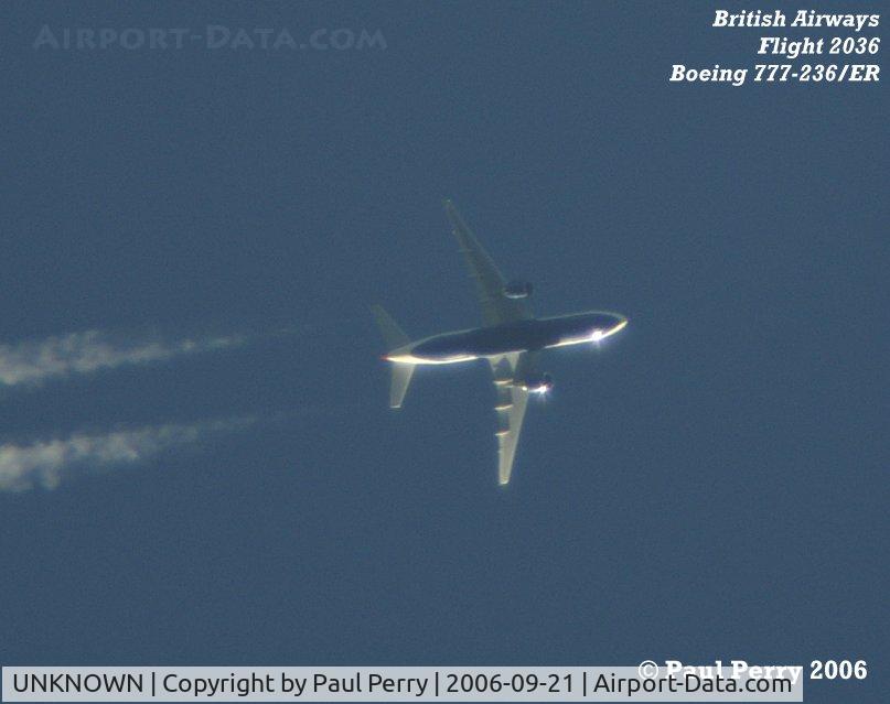 UNKNOWN, Contrails Various C/N Unknown, Escaped my attention till now, British Airways headed up the coast before hopping the pond