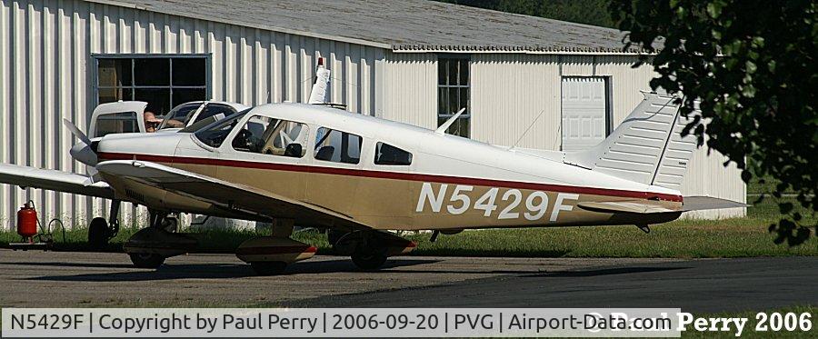 N5429F, 1976 Piper PA-28-181 C/N 28-7790119, Pretty profile of a private Piper