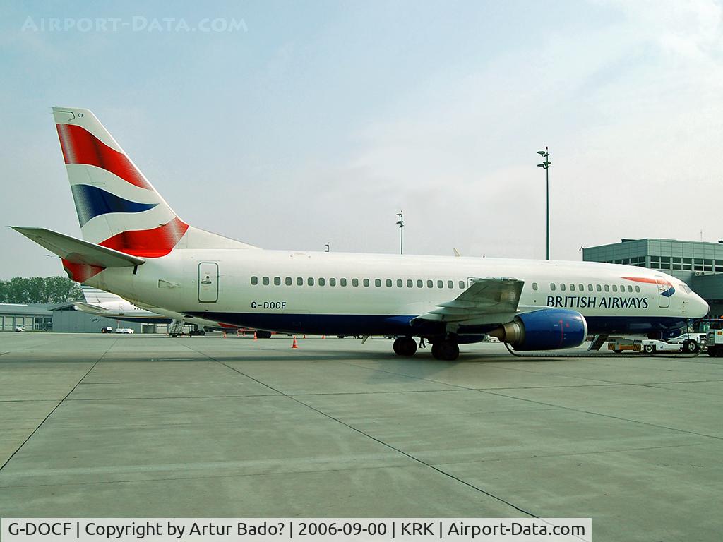 G-DOCF, 1991 Boeing 737-436 C/N 25407, British Airways