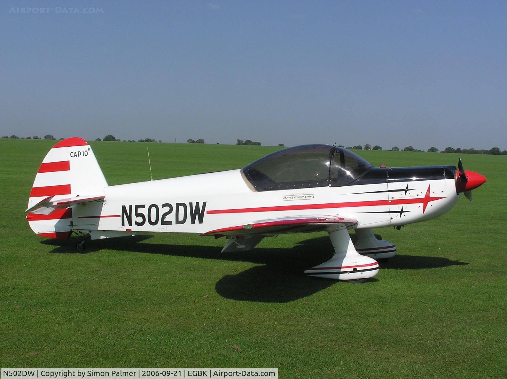 N502DW, 1983 Mudry CAP-10B C/N 195, CAP 10B visiting Sywell