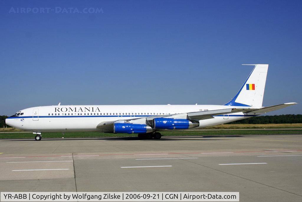 YR-ABB, 1974 Boeing 707-3K1C C/N 20804, rare visitor