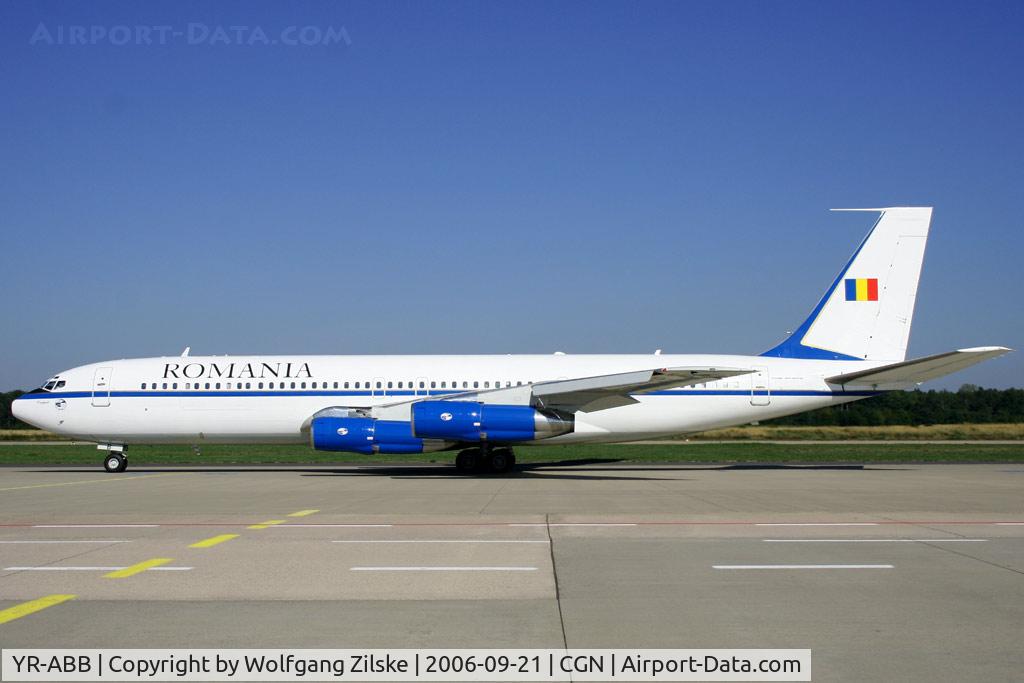 YR-ABB, 1974 Boeing 707-3K1C C/N 20804, rare visitor