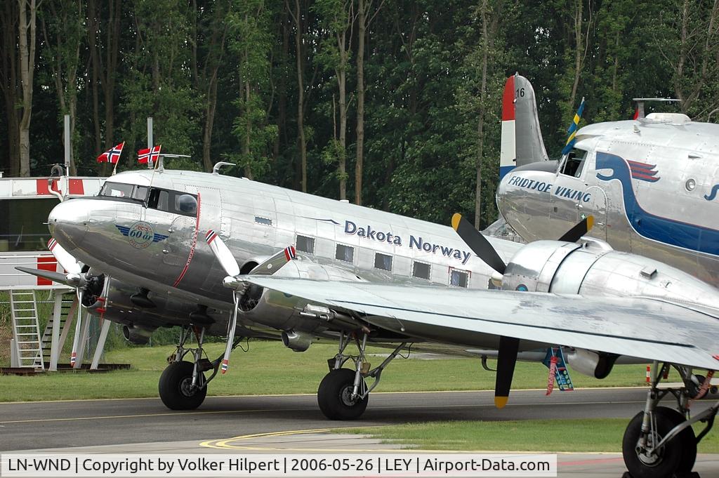 LN-WND, 1943 Douglas C-53D-DO Skytrooper (DC-3A) C/N 11750, Douglas DC-3