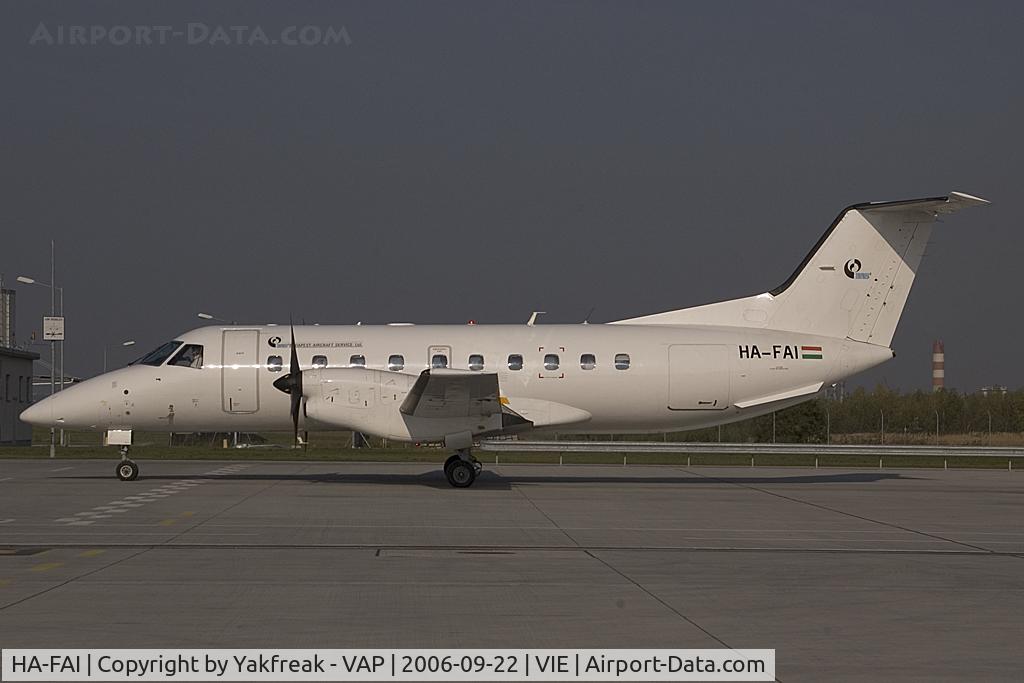 HA-FAI, 1989 Embraer EMB-120ER Brasilia C/N 120123, Budapest Aircraft Service Embraer 120