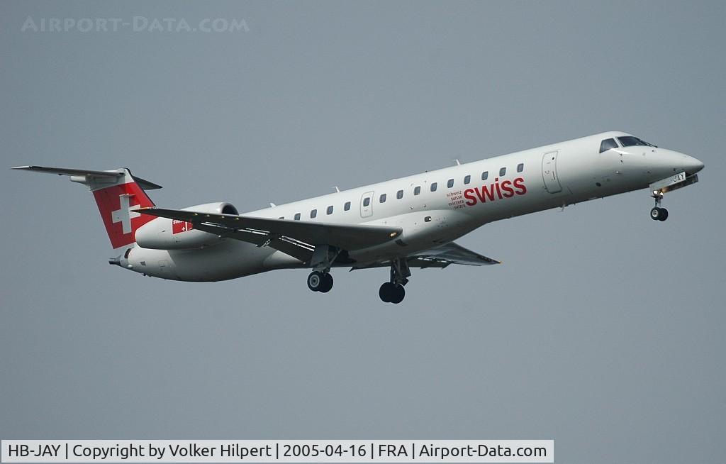 HB-JAY, 2002 Embraer EMB-145LU (ERJ-145LU) C/N 145601, Embraer ERJ_145LU