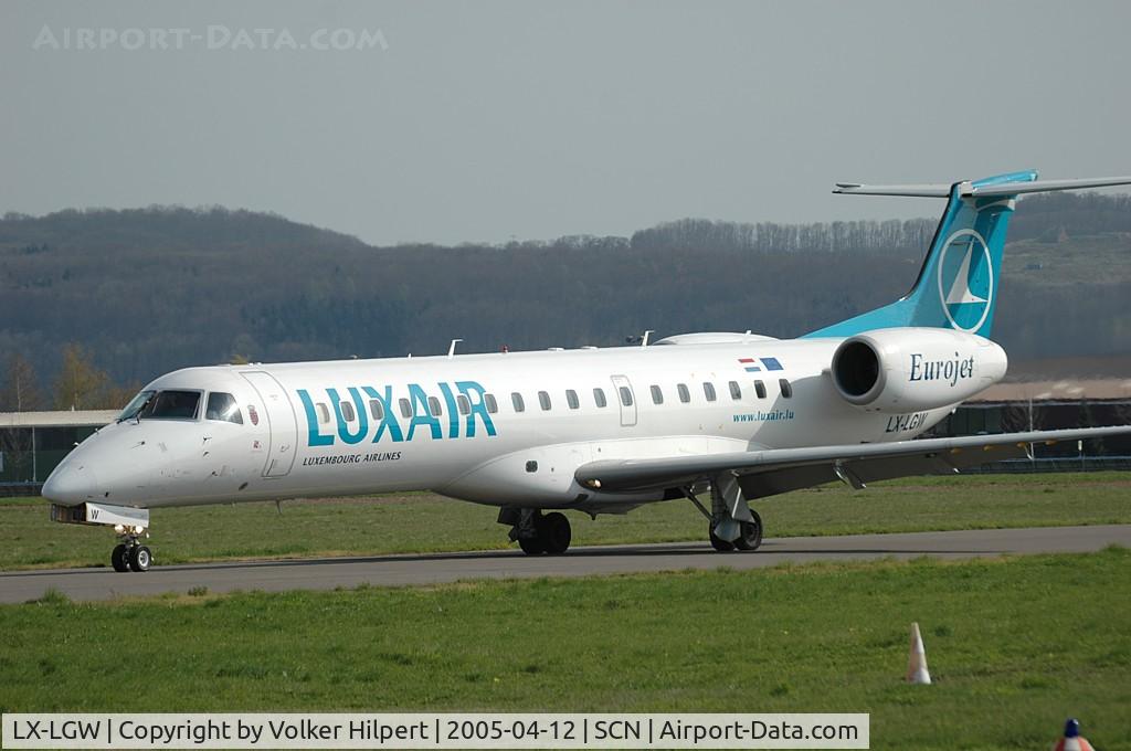 LX-LGW, 1999 Embraer EMB-145LU (ERJ-145LU) C/N 145135, Embraer ERJ-145LU