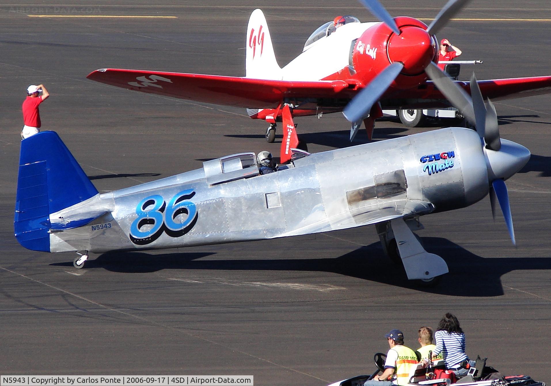 N5943, Yakovlev Yak-11 C/N 407, Yak ready for the gold race