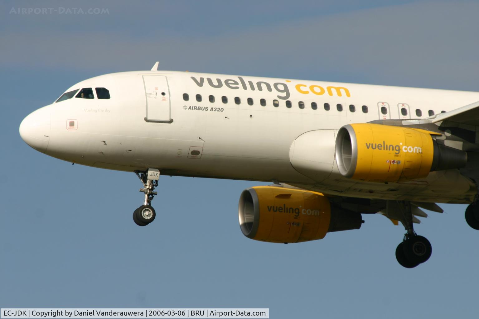 EC-JDK, 2002 Airbus A320-214 C/N 1769, Vueling the sky