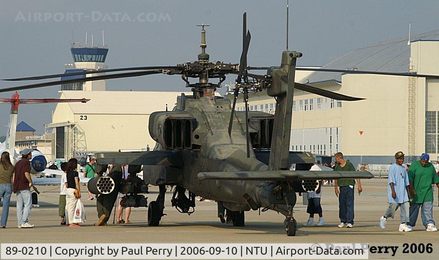 89-0210, 1989 McDonnell Douglas AH-64A Apache C/N PV622, Going by the tailcode, you'd think she was from Beverly Hills