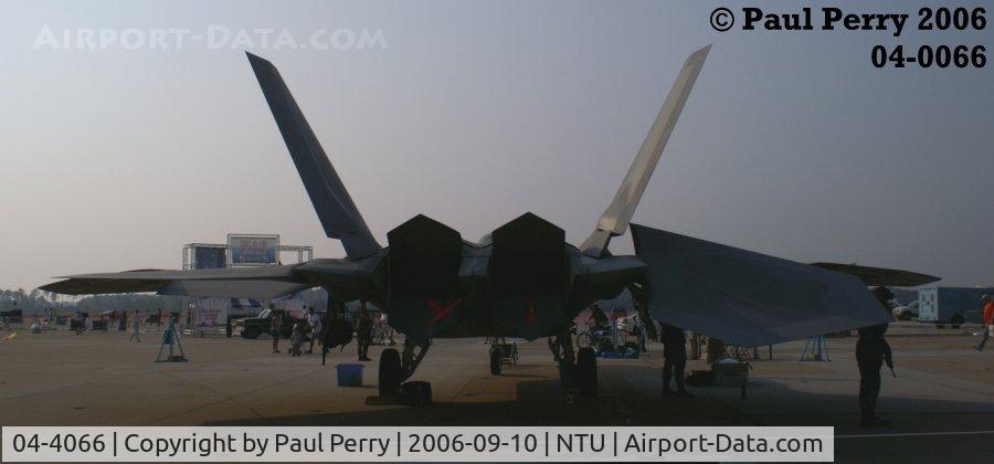 04-4066, 2004 Lockheed Martin F-22A Raptor C/N 4066, Those are some large vectoring nozzles