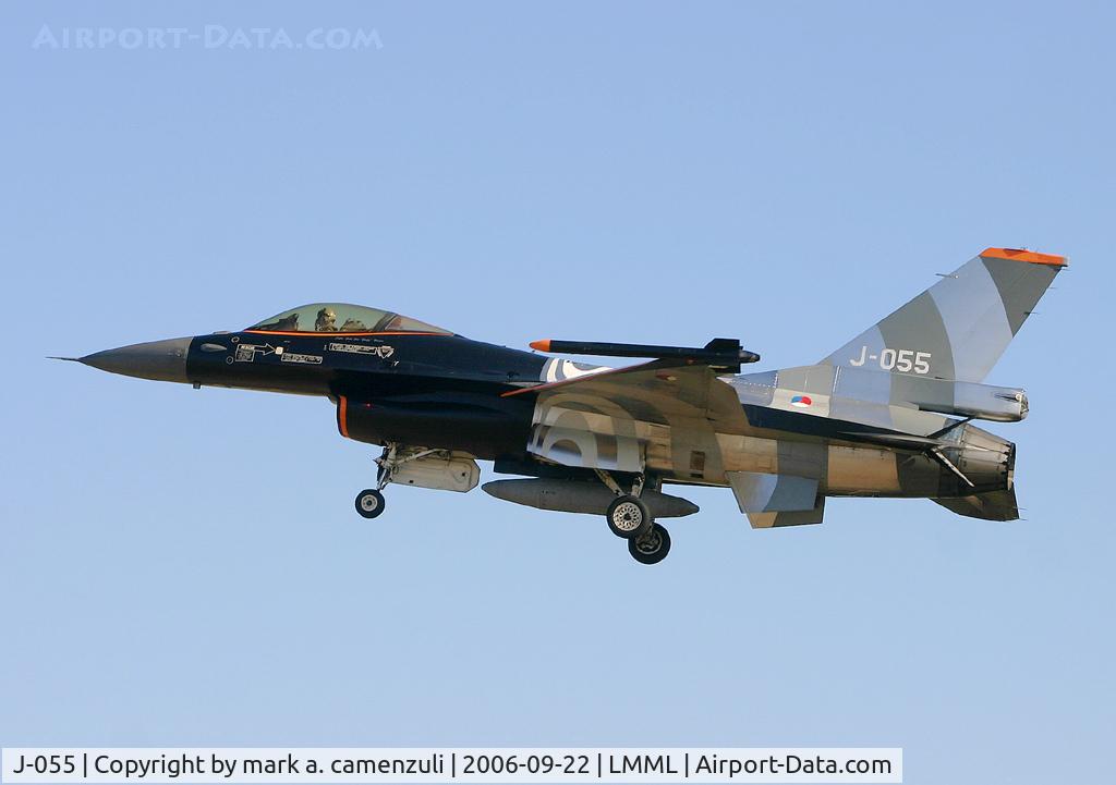 J-055, Fokker F-16AM Fighting Falcon C/N 6D-138, F.16