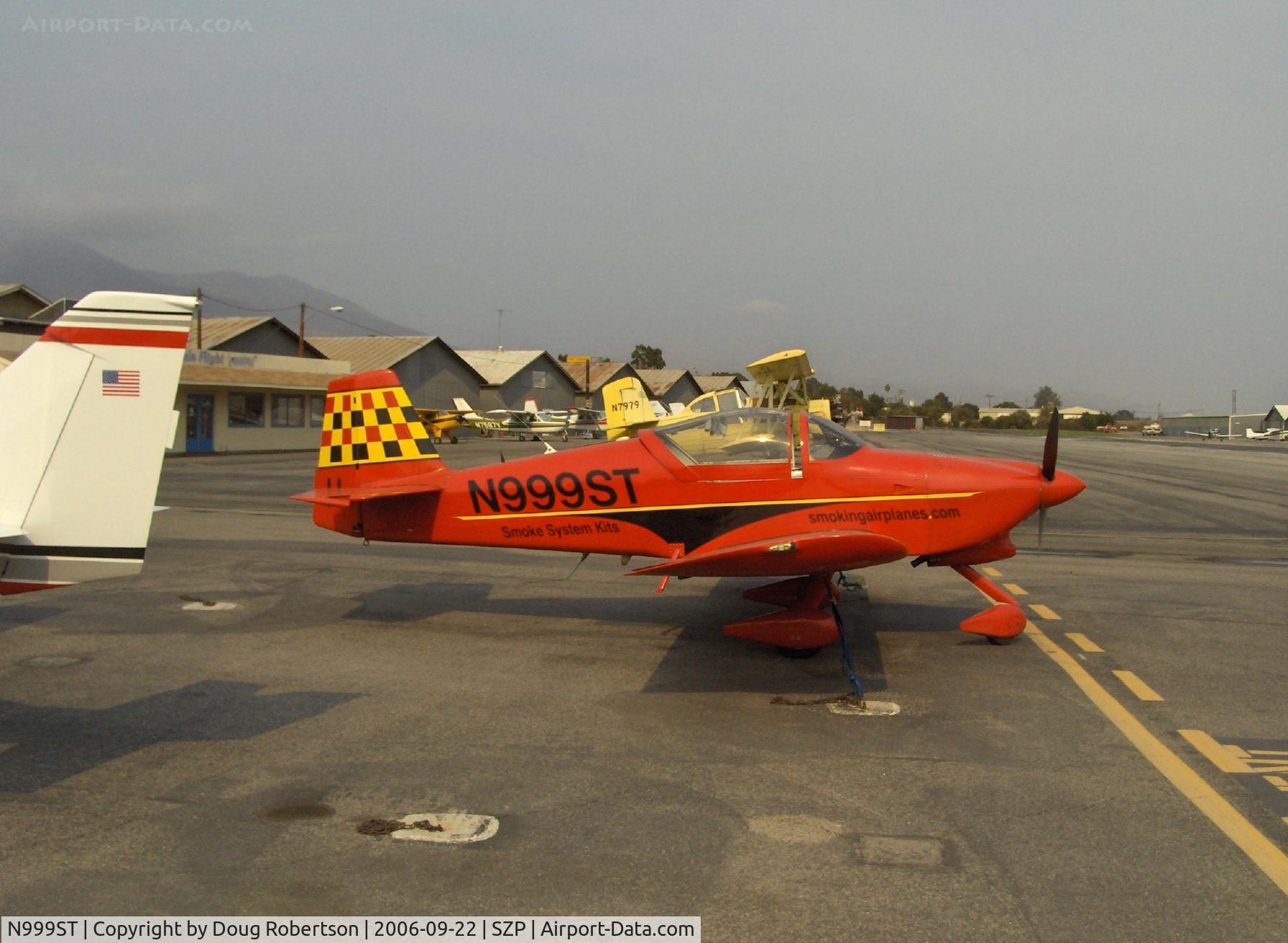 N999ST, 1996 Vans RV-6A C/N 23994, 1996 Nelson VAN'S RV-6A, Lycoming O&VO-360 180 Hp