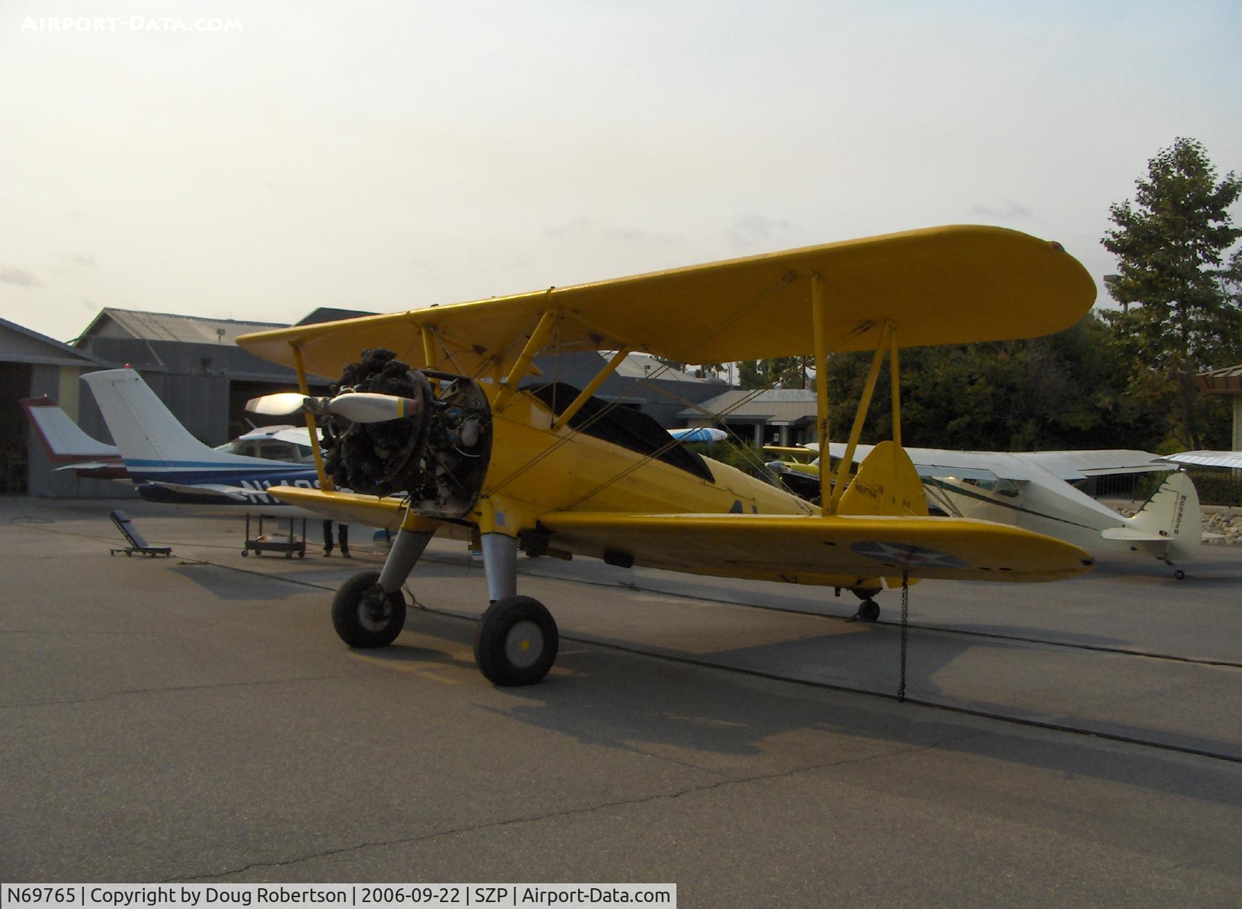 N69765, 1941 Boeing A75N1 (PT17) C/N 75-1044, 1941 Boeing Stearman A75N1 (PT-17) as N2S-1, Continental W670 220 Hp