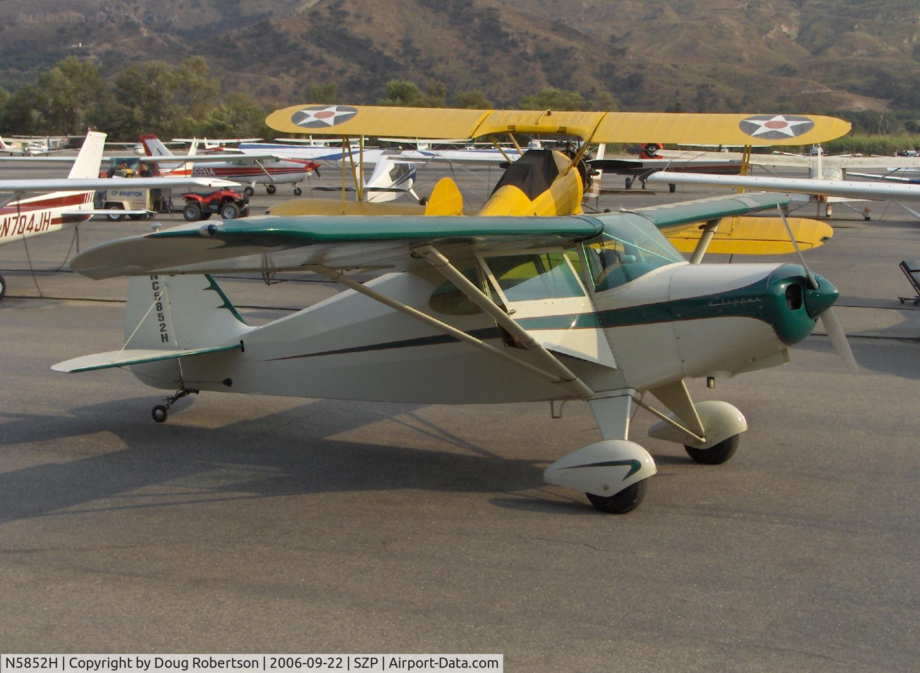N5852H, 1949 Piper PA-16 Clipper C/N 16-462, 1949 Piper PA-16 CLIPPER, Lycoming O-235-C1 115 Hp, very pretty airplane! formerly Texas-based
