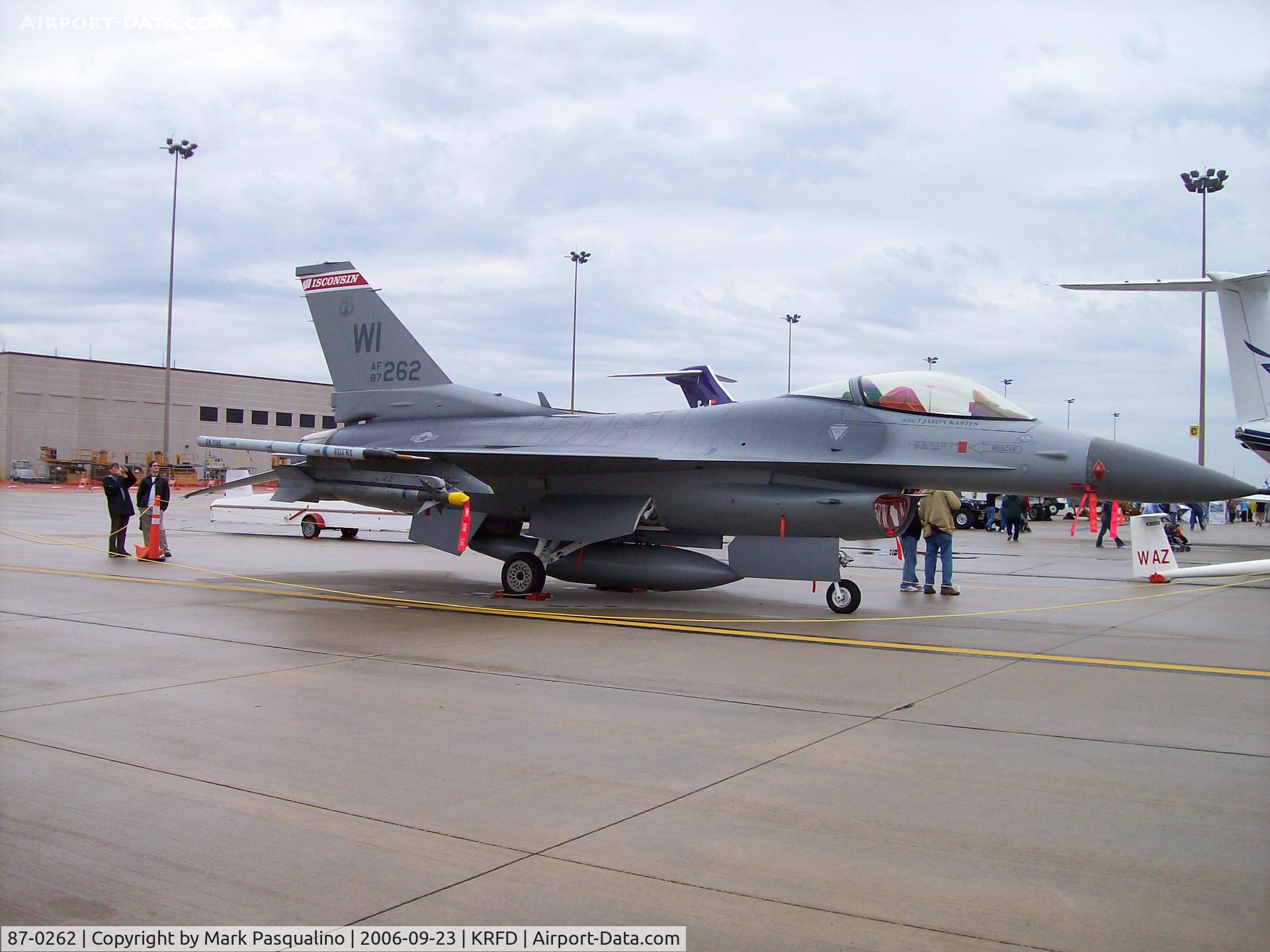 87-0262, 1987 General Dynamics F-16C Fighting Falcon C/N 5C-523, F-16