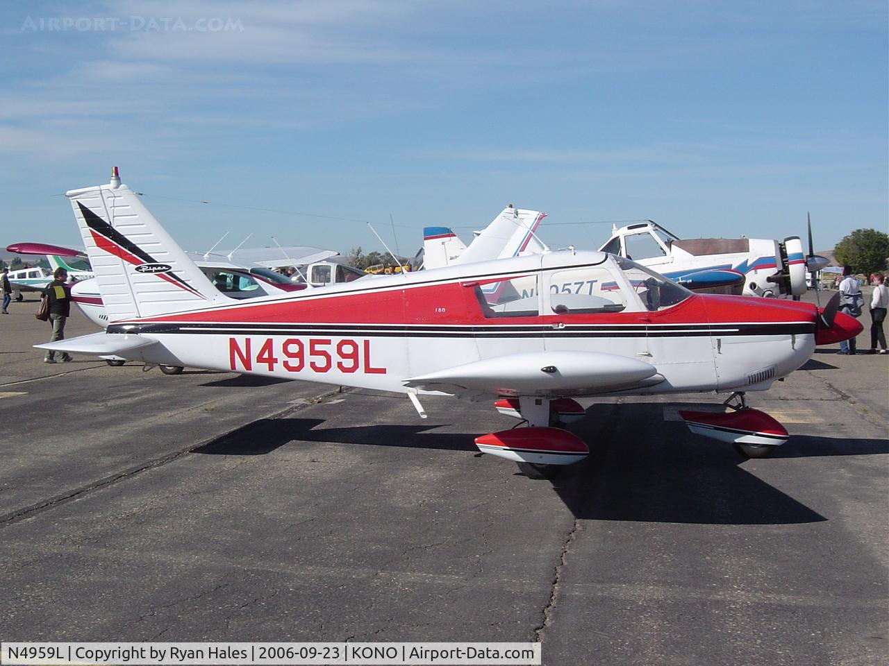 N4959L, 1967 Piper PA-28-180 Cherokee C/N 28-4330, .
