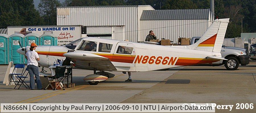 N8666N, 1971 Piper PA-32-300 Cherokee Six C/N 32-7240013, No, its not the devil's plane