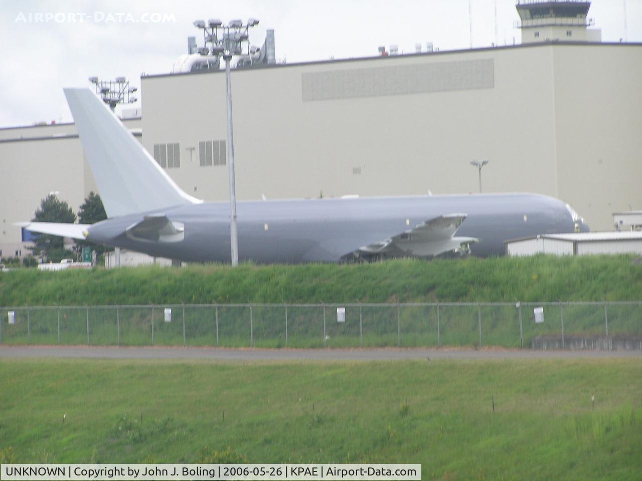 UNKNOWN, Miscellaneous Various C/N unknown, B-767 Tanker on ramp at Paine Field (No engines)