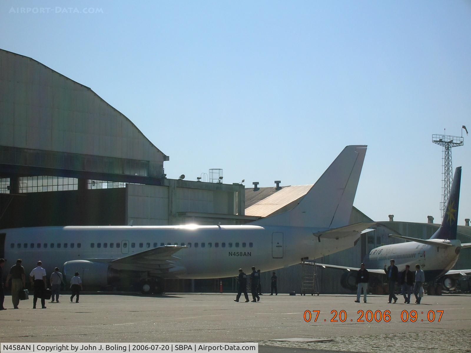N458AN, 1997 Boeing 737-33A C/N 27458, 737 MSN 27458 Former reg PT-MNL. Ready for test flight by Capt john Boling and Capt Rob Burnstein