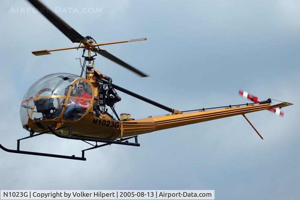 N1023G, 1953 Hiller UH-12B C/N 51-16307, Hiller UH-12