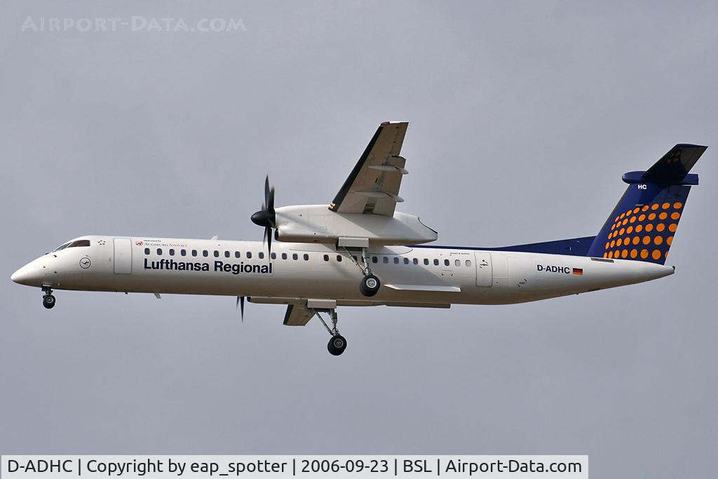 D-ADHC, 2001 De Havilland Canada DHC-8-402Q Dash 8 C/N 4045, Inbound from MUC