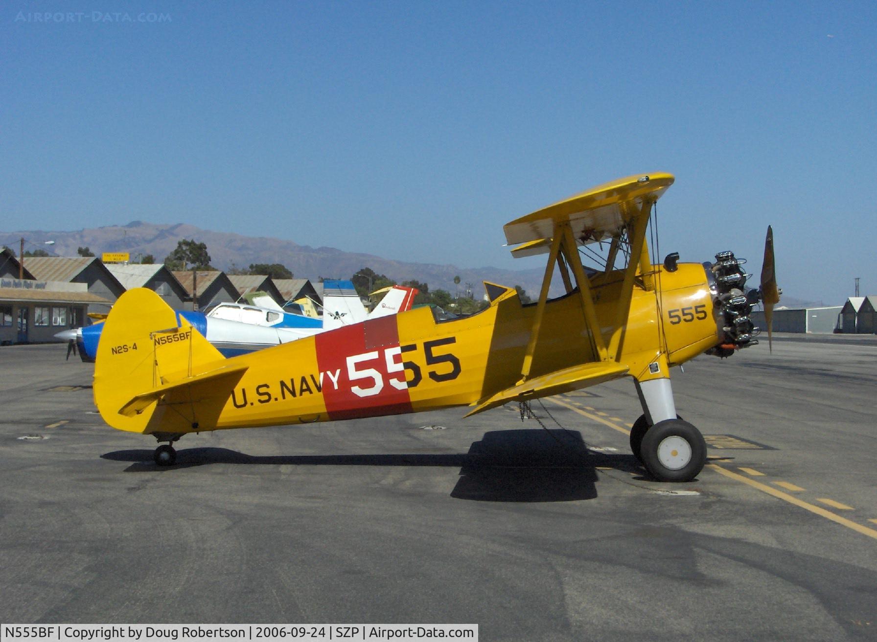 N555BF, 1941 Boeing A75N1(PT17) C/N 75-2305, 1941 Boeing Stearman A75N1 as Navy N2S-4, Continental W670 220 Hp