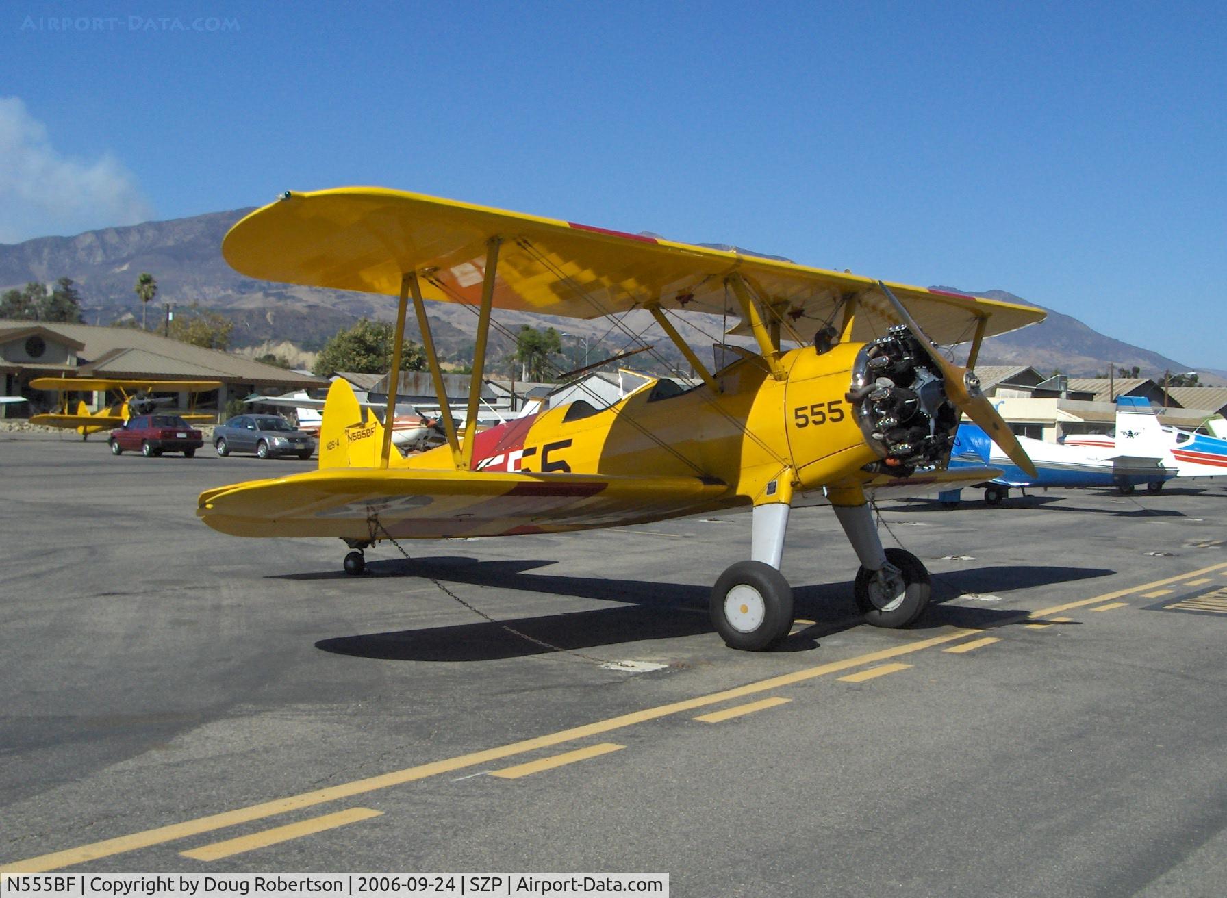 N555BF, 1941 Boeing A75N1(PT17) C/N 75-2305, 1941 Boeing Stearman A75N1 as Navy N2S-4, Continental W670 220 Hp
