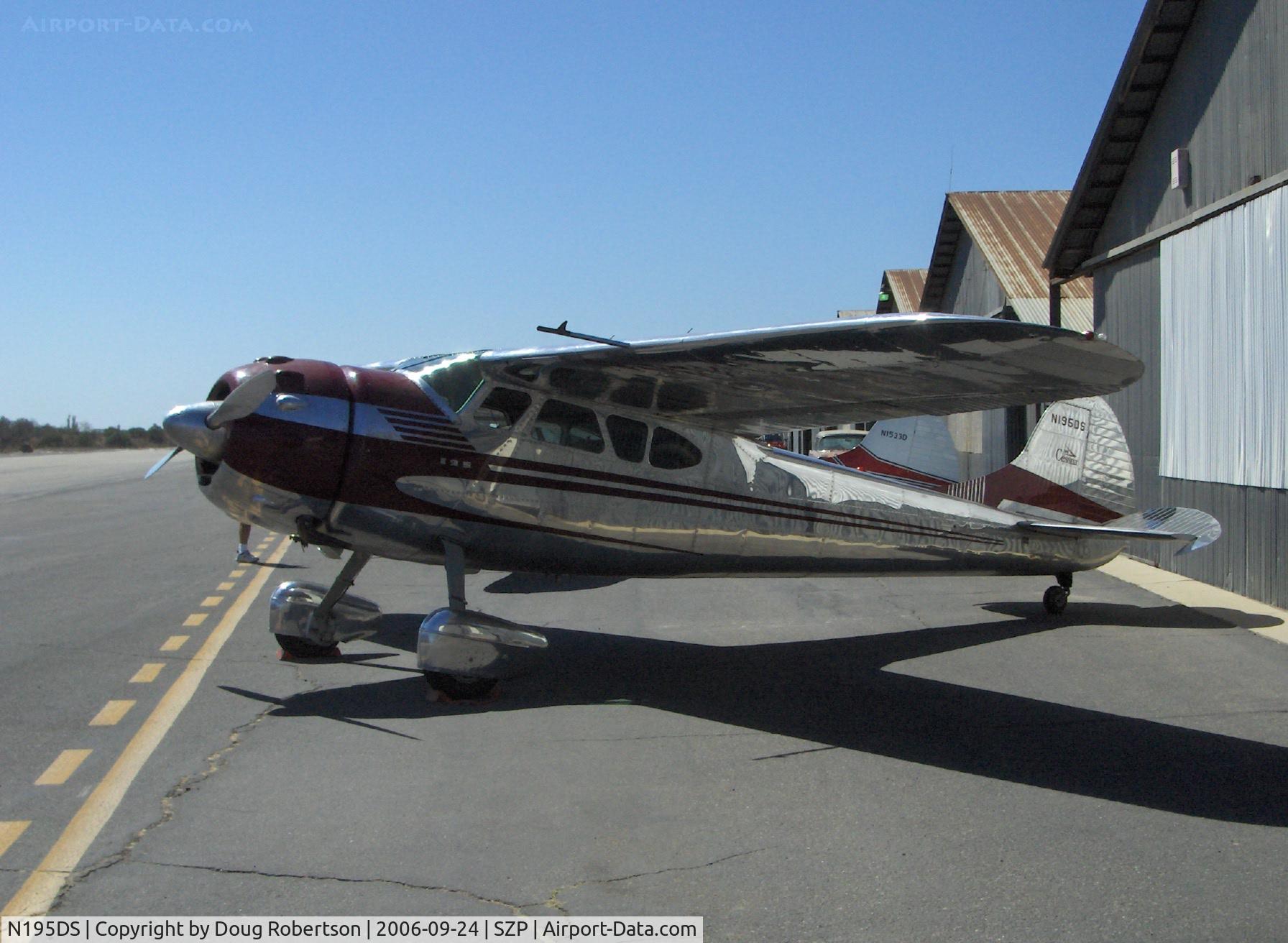 N195DS, 1948 Cessna 195 C/N 7272, 1948 Cessna 195 BUSINESSLINER, Jacobs L6 240 Hp