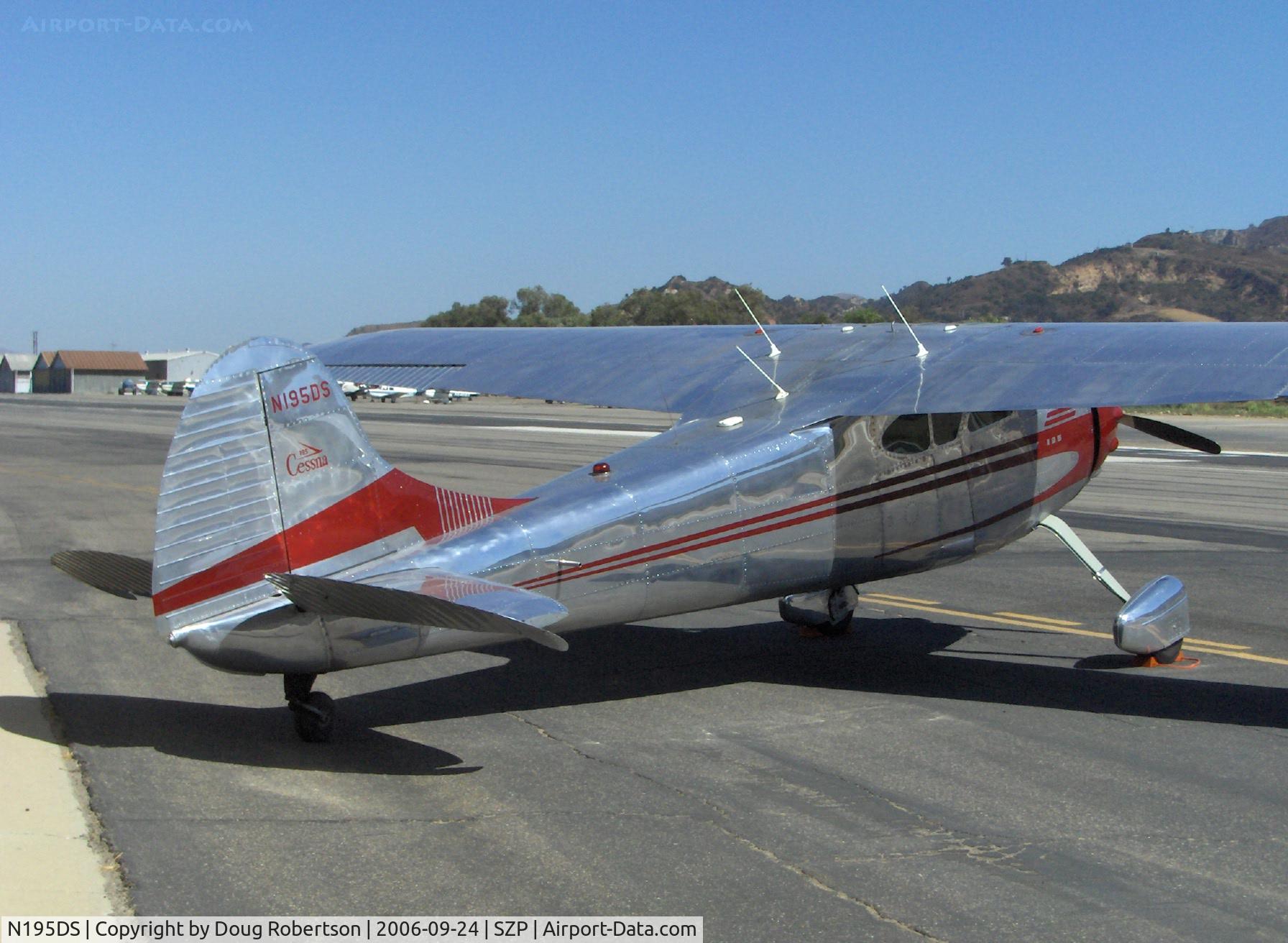 N195DS, 1948 Cessna 195 C/N 7272, 1948 Cessna 195 BUSINESSLINER, Jacobs L6 240 Hp
