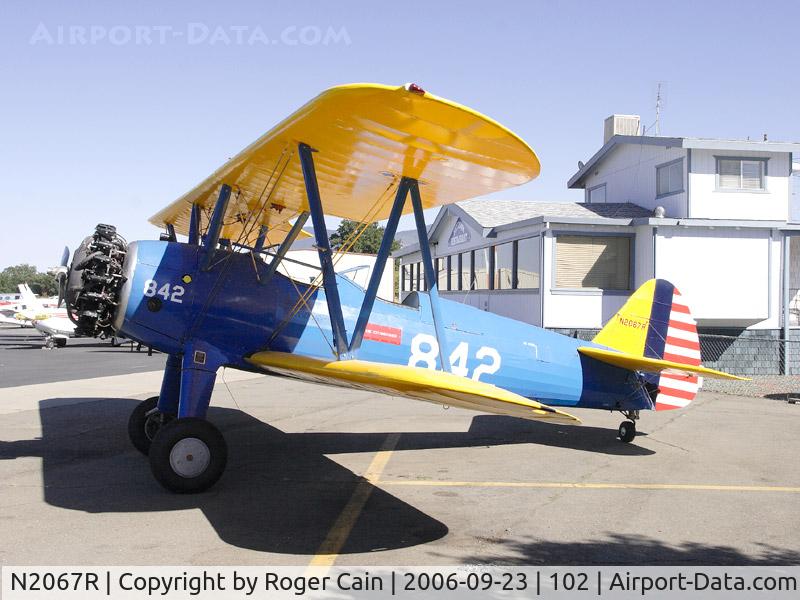 N2067R, 1941 Boeing PT-13 C/N 75-902LJ, ID plate: A75 (PT-13B) s/n 75-902