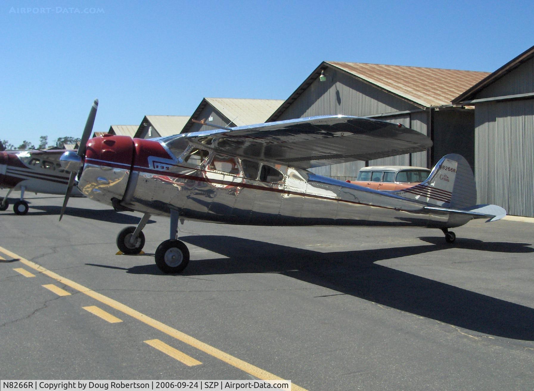 N8266R, 1949 Cessna 195 C/N 7550, 1949 Cessna 195A BUSINESSLINER, Jacobs R755A 300 Hp