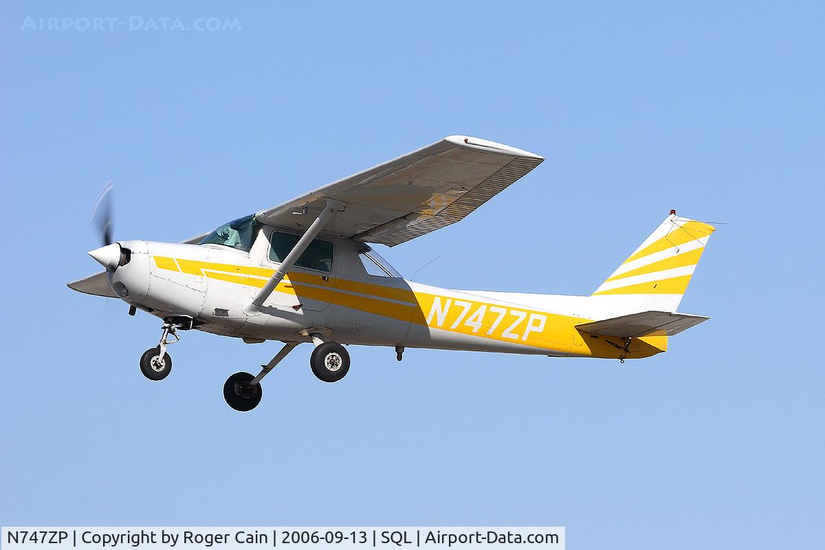 N747ZP, 1977 Cessna 152 C/N 15279476, departure from San Carlos Airport