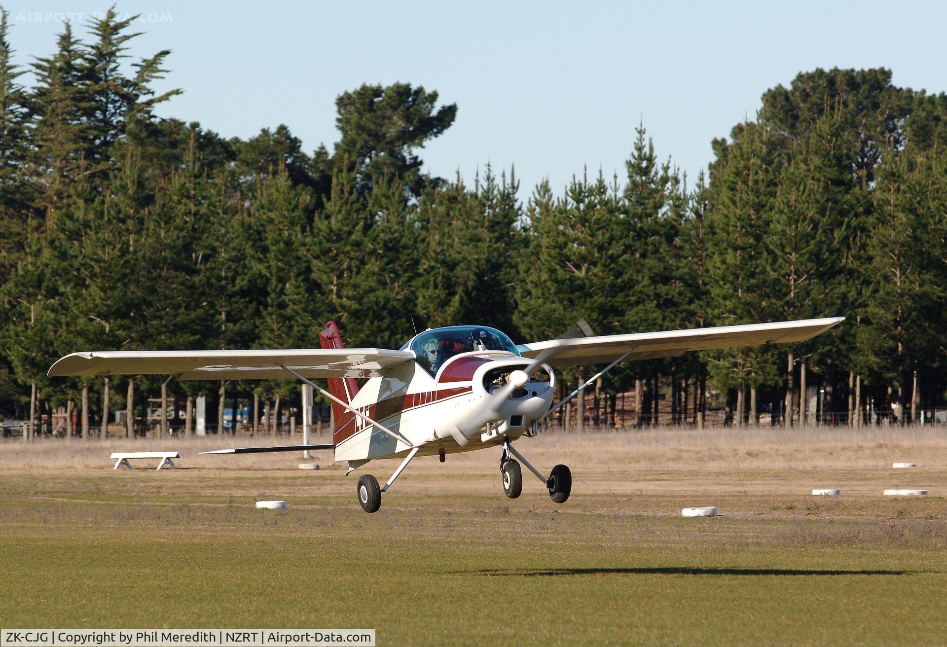 ZK-CJG, 1966 Bolkow Bo-208C Junior C/N 601, Aircraft departing Rangiora NZ