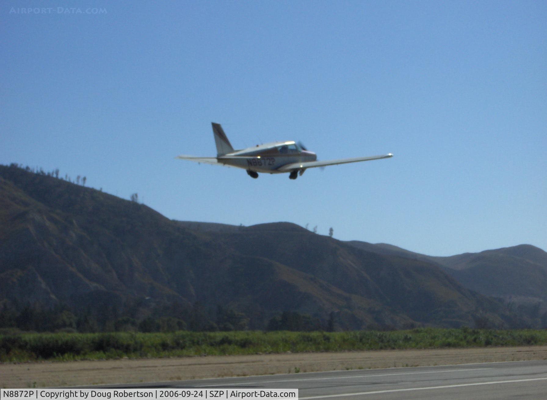 N8872P, 1965 Piper PA-24-260 C/N 24-4329, 1965 Piper PA-24-Turbo 260 COMANCHE, Lycoming TIO-540 upgrade 260 Hp, takeoff climbout Runway 22