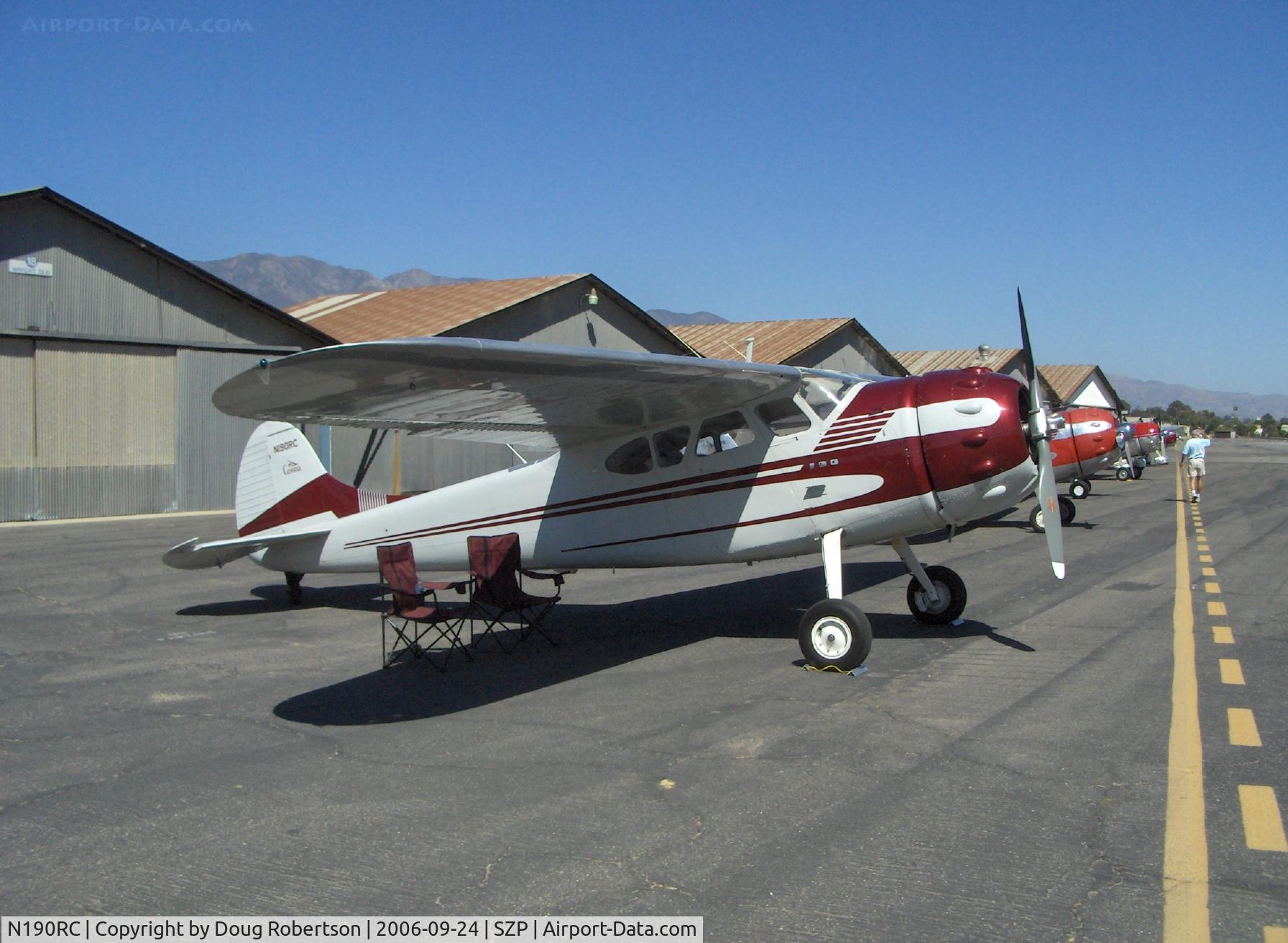 N190RC, 1953 Cessna 190 C/N 16056, 1953 Cessna 190 BUSINESSLINER, Continental W670 220 Hp