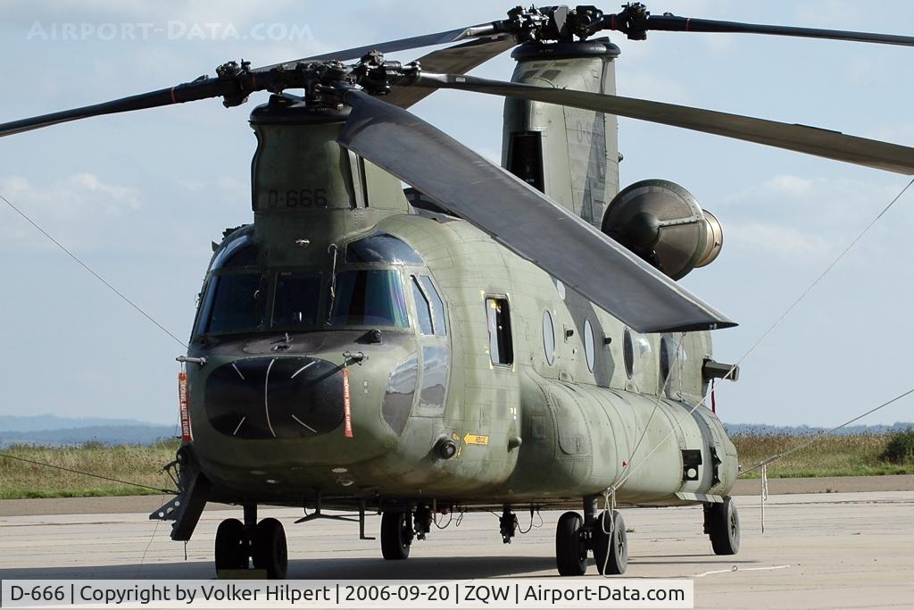 D-666, 1976 Boeing CH-47D Chinook C/N M.3666/NL-006, Boeing-Vertol CH-47 Chinook