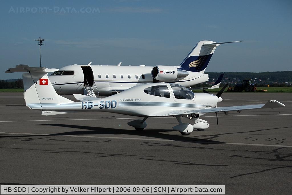 HB-SDD, 2003 Diamond DA-40D Diamond Star C/N D4.017, Diamond Aircraft DA 40 Diamond Star