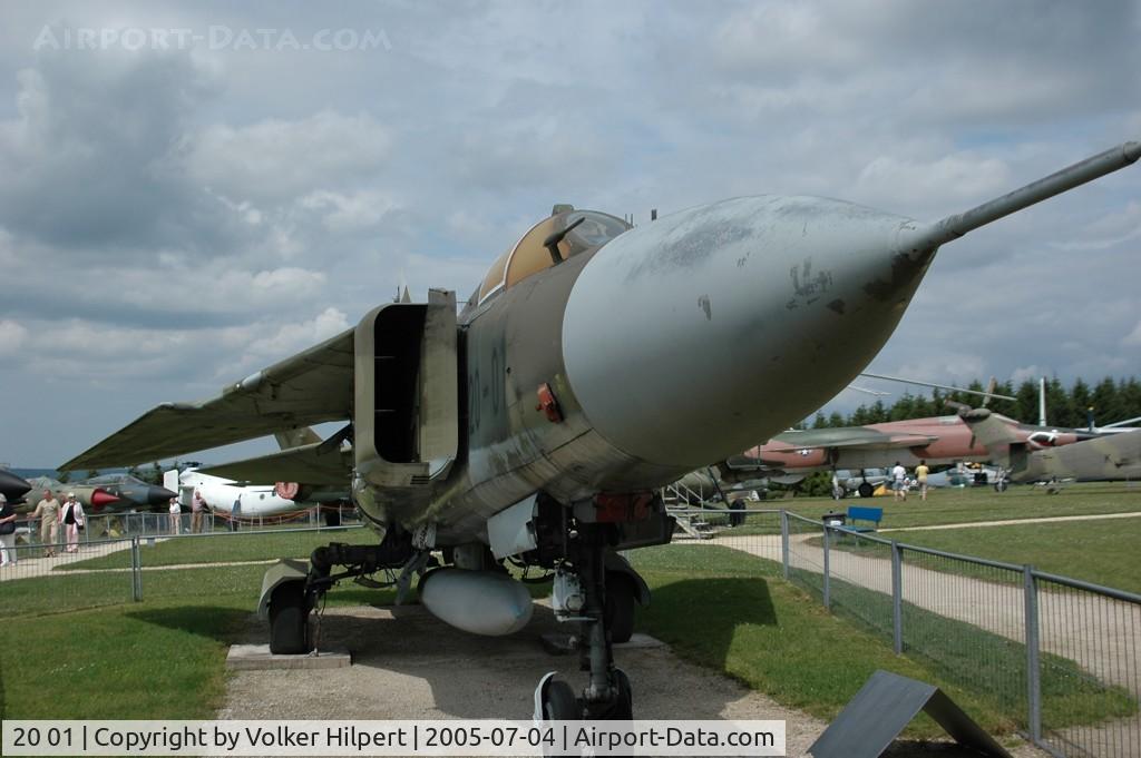 20 01, Mikoyan-Gurevich MiG-23MF C/N 390213095, Mikojan MiG-23MF