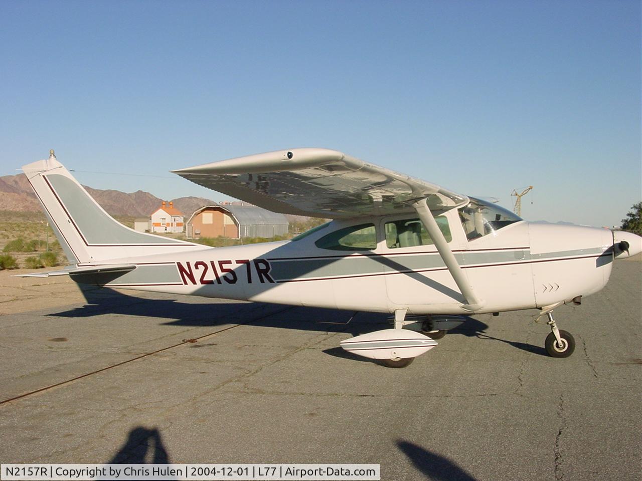 N2157R, 1964 Cessna 182G Skylane C/N 18255357, To see General Patton Museum at Chiriaco Summit airport, California