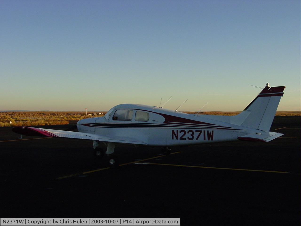N2371W, 1966 Beech A23-19 C/N MB-9, Made precautionary landing here due to faulty alternator belt
