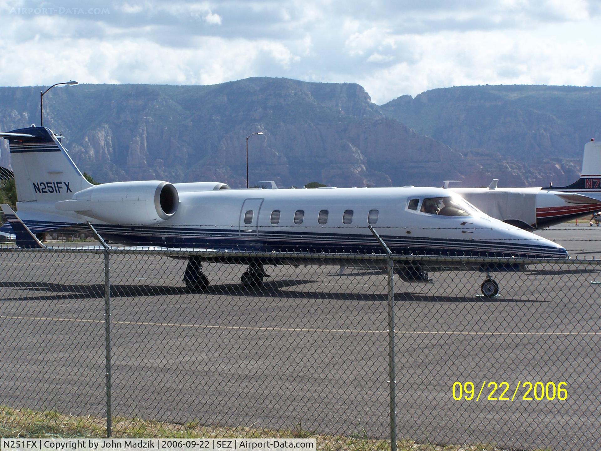 N251FX, 2000 Learjet Inc 60 C/N 60-195, Sedona Airport