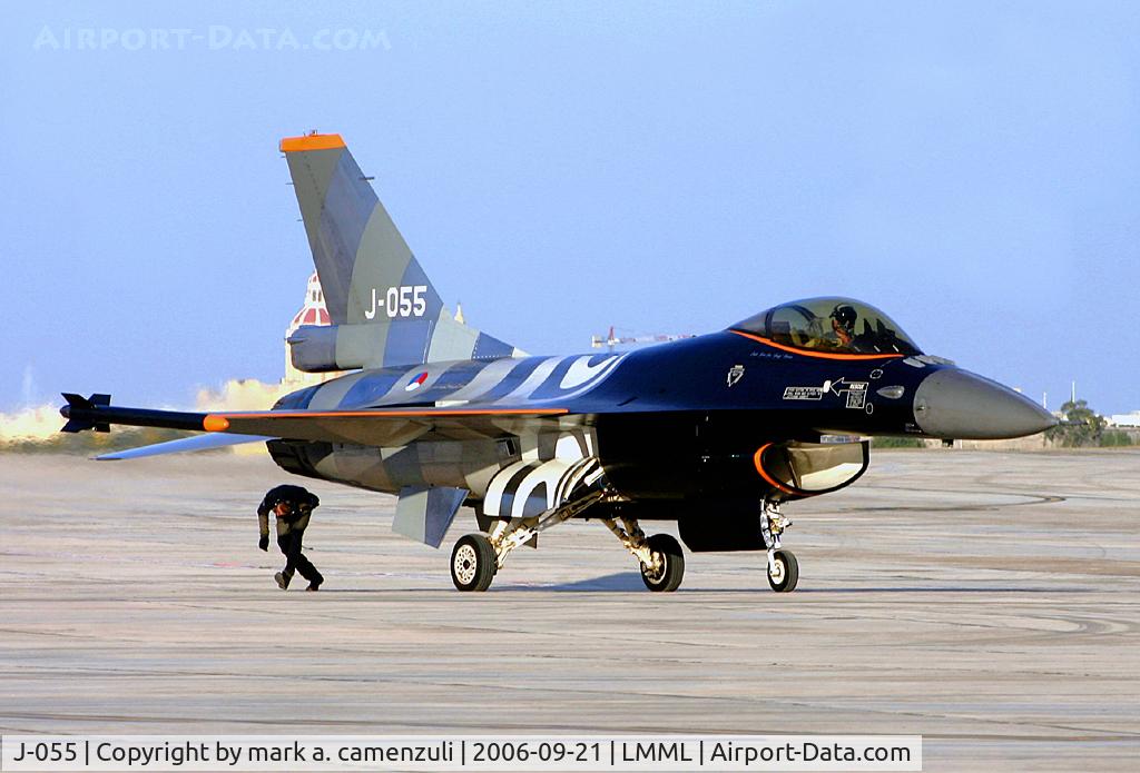 J-055, Fokker F-16AM Fighting Falcon C/N 6D-138, F.16