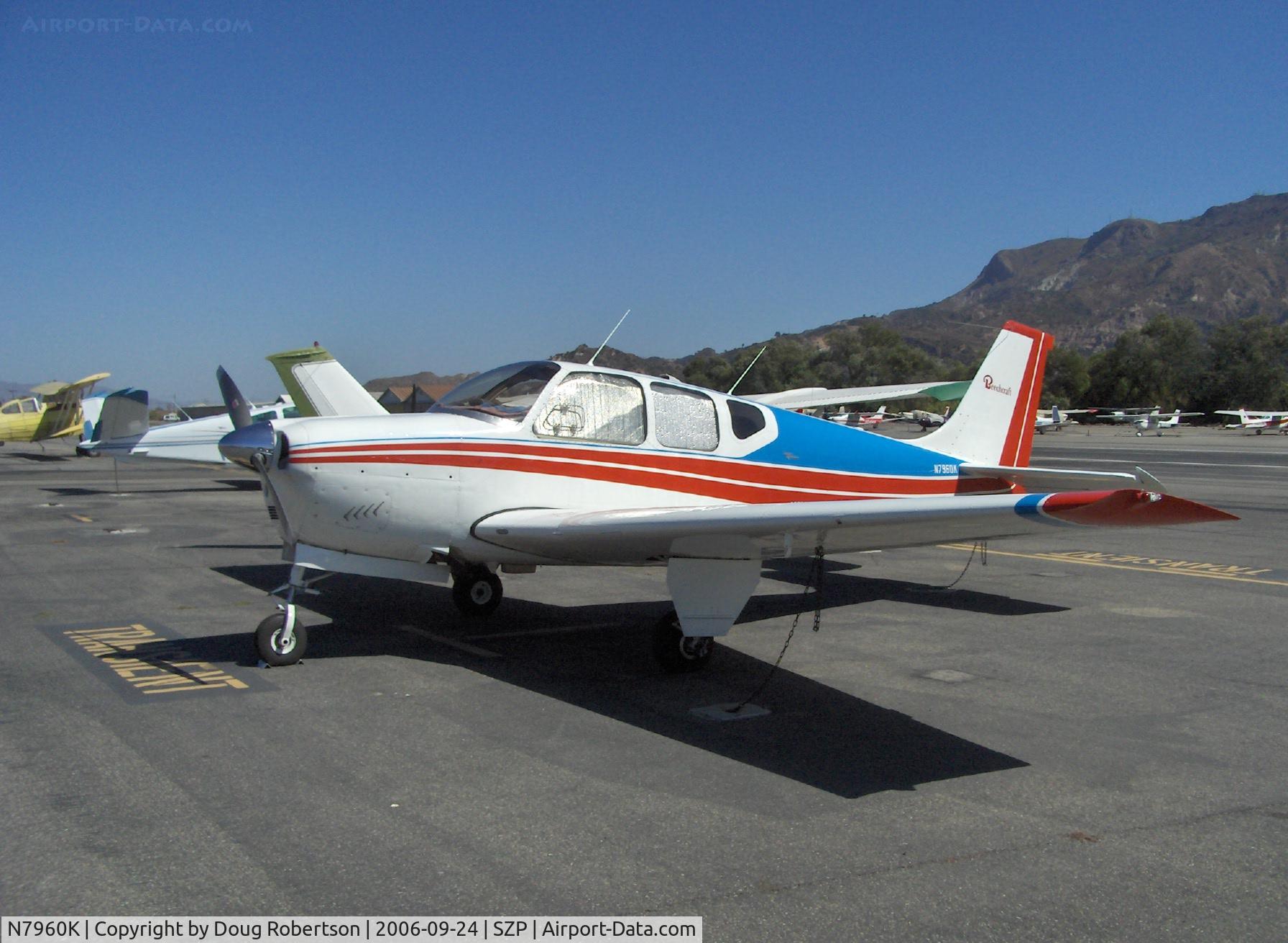 N7960K, 1964 Beech 35-B33 Debonair C/N CD-774, 1964 Beech 35-B33 DEBONAIR, Continental IO-470-K 225 Hp