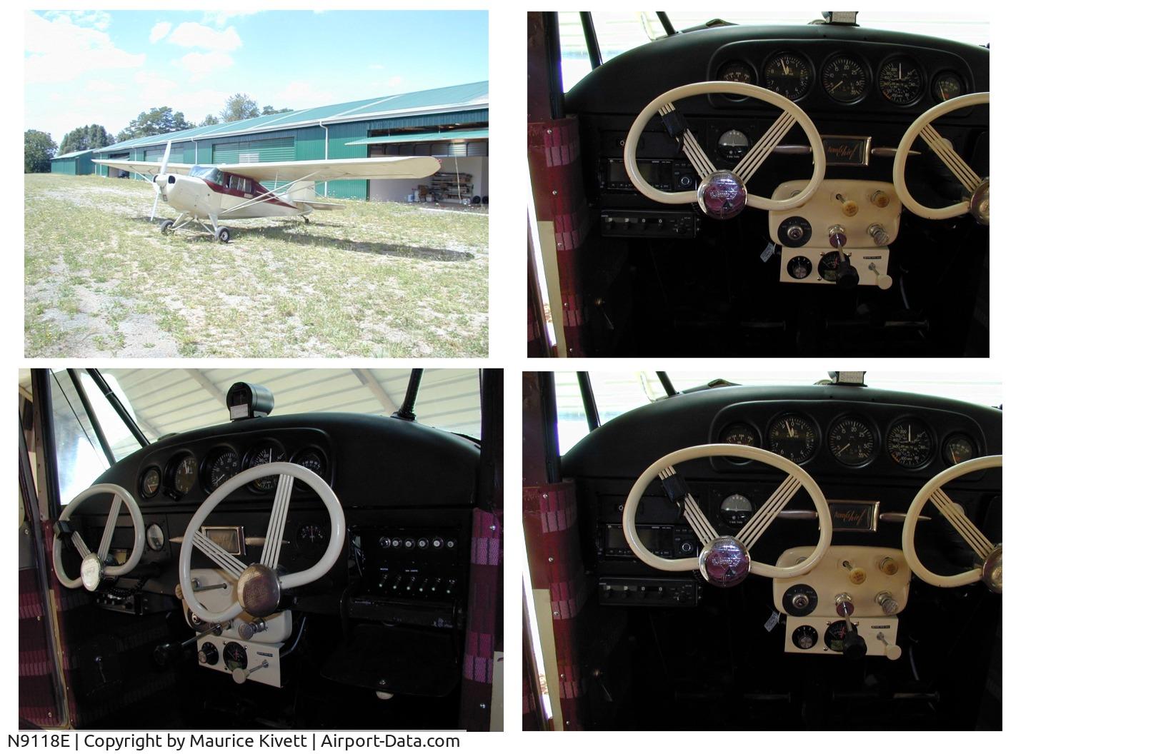 N9118E, 1946 Aeronca 11AC Chief C/N 11AC-753, Intrument Panel of N9118E after rebuild 1997