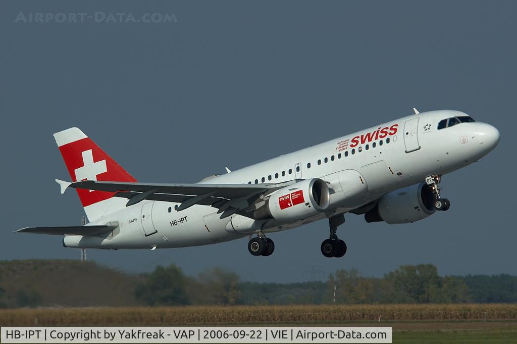 HB-IPT, 1997 Airbus A319-112 C/N 727, Swiss Airbus 319